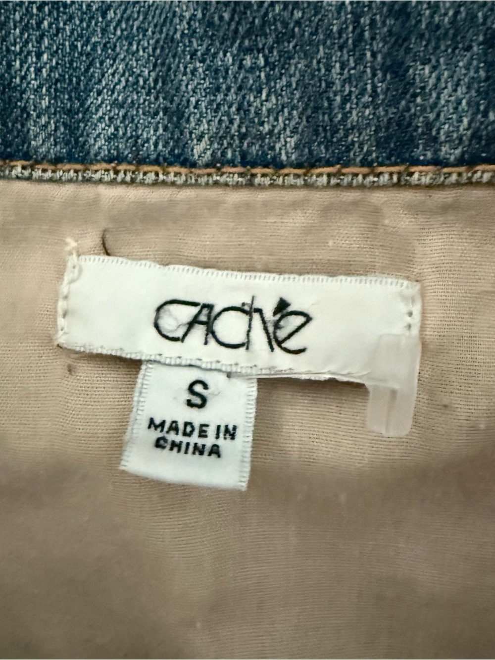 Cache Light Blue Embroidered Denim Jacket - Picture 3 of 3